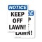 Signmission Keep Off Maintenance Access Only OSHA Notice Sign, Plastic, 7in W x 10in L, 2PK OS-2PACK-NS-P-710-V-13825 - alternate 1